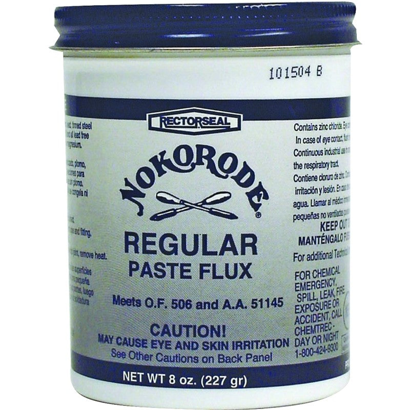 Nokorode 14020 Regular Flux, 8 oz, Paste, Tan