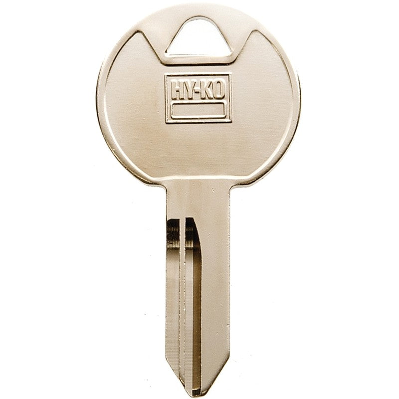 Hy-Ko 11010TM14 Key Blank, Brass, Nickel, For: Trimark Cabinet, House Locks and Padlocks, TM14 Key Number (Pack of 10)