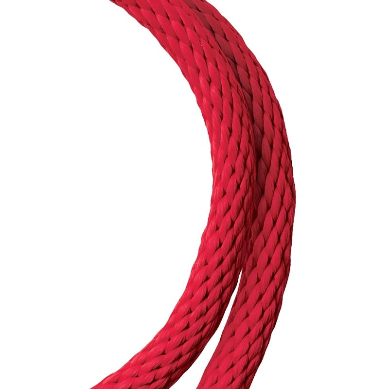 Baron 51619 Rope, 1/2 in Dia, 35 ft L, 244 lb Working Load, Polypropylene, Red