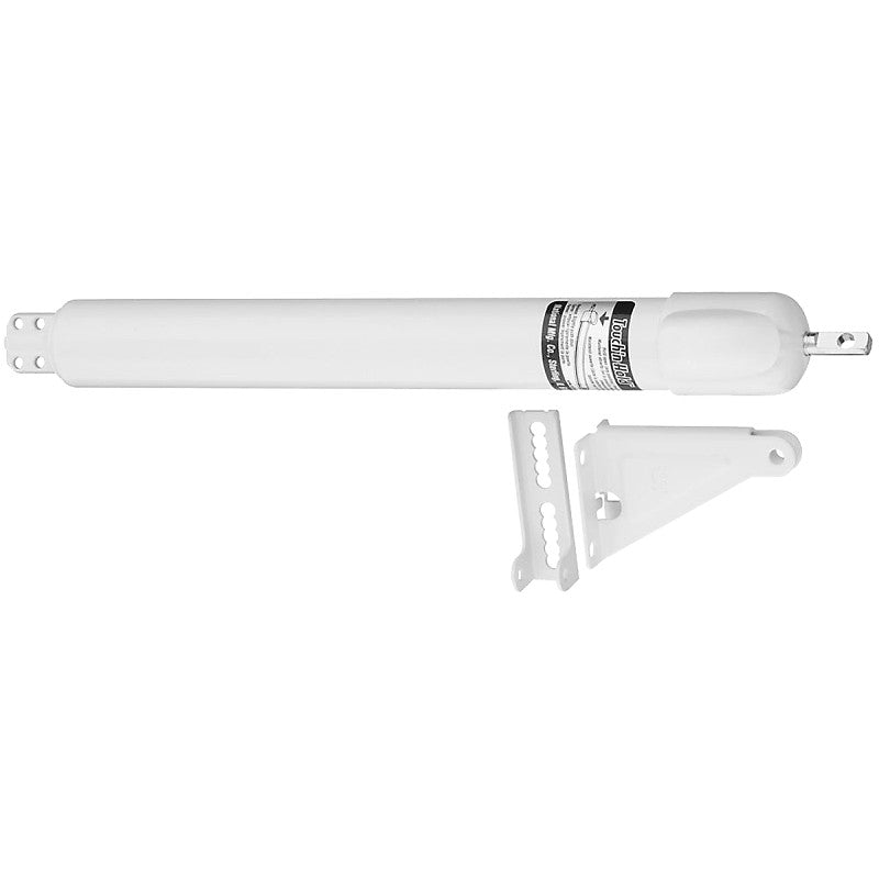 National Hardware V1345 Series N279-794 Door Closer, White, Steel, Powder-Coated, 90 deg Opening