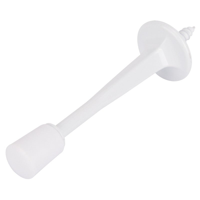 ProSource H20-Z025C-PS Heavy-Duty Rigid Door Stop, 15/16 in Dia Base, 3-1/8 in Projection, Die-Cast Zinc & Plastic