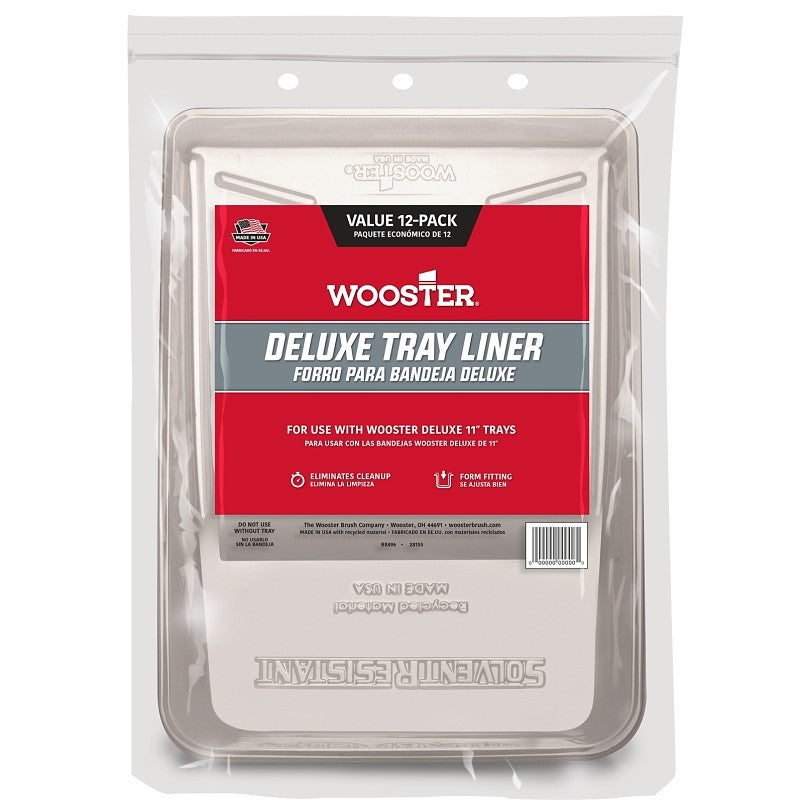 Wooster BR496-11 Deluxe Tray Liner, 1 qt, Polypropylene