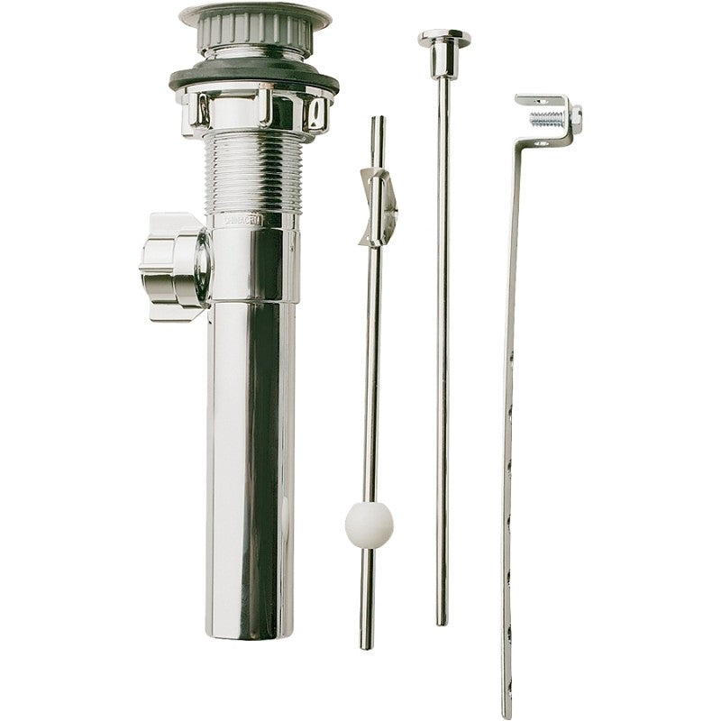 Plumb Pak PP820-70 Lavatory Pop-Up Assembly, 1-1/4 in Connection, Plastic