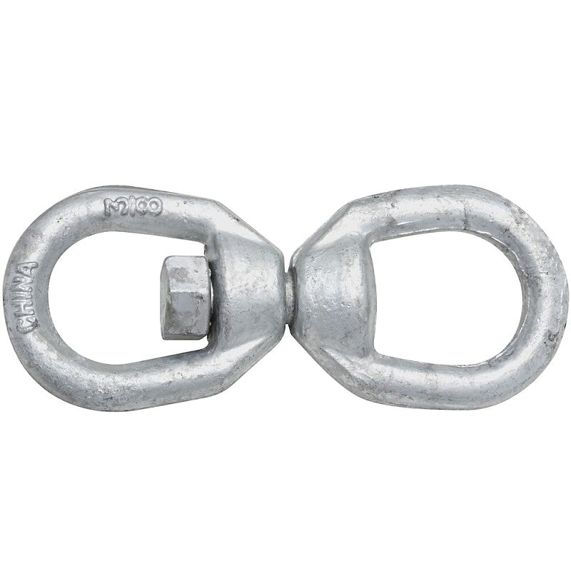 National Hardware 3252BC Series N241-109 Chain Swivel, 3/8 in Trade, 2200 lb Working Load, Steel, Galvanized