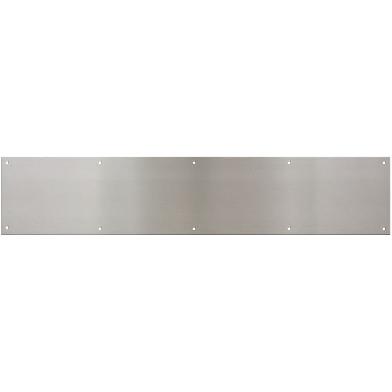 National Hardware N270-316 Kick Plate, 34 in L, 8 in W, Satin Nickel (Pack of 2)