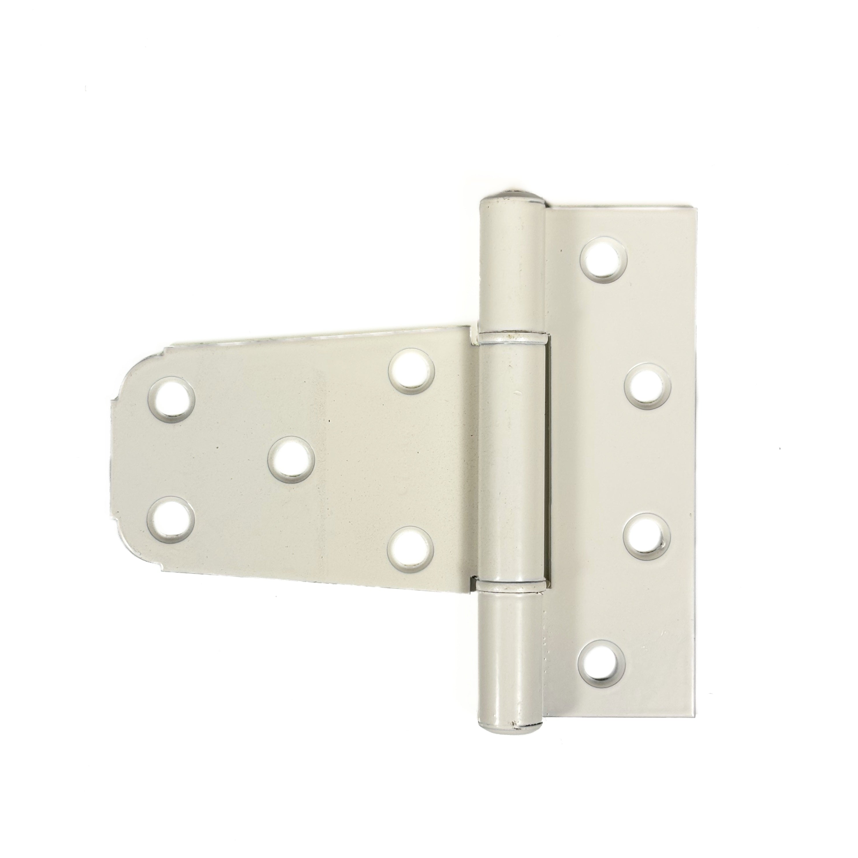 Gate T Hinge For Vinyl Gates 3-1/2 Inch White Aluminum (POS)
