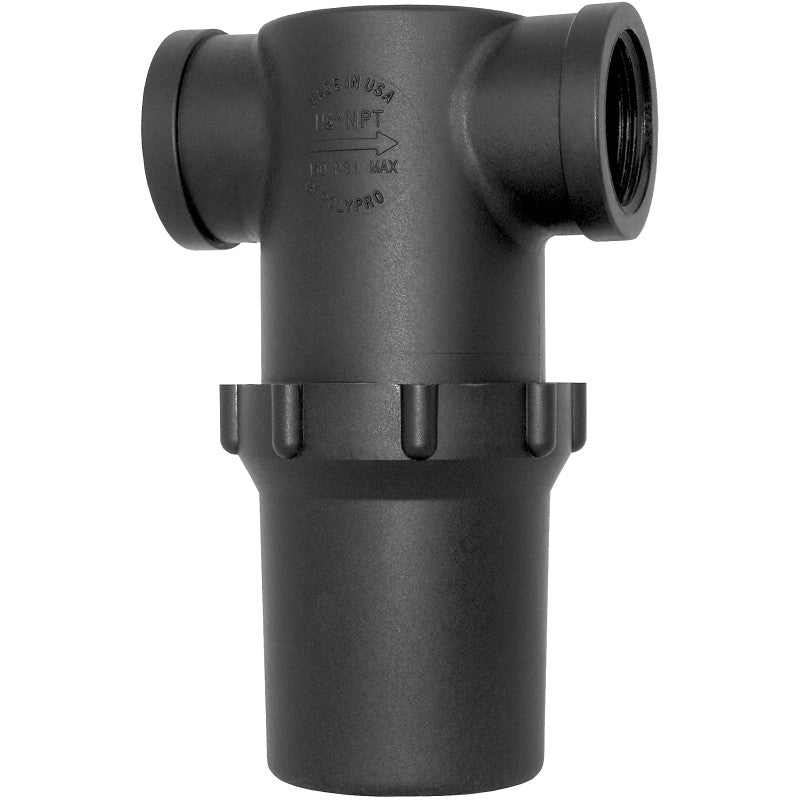 Green Leaf LST07540 Line Strainer with Mesh Screen, 3/4 in Connection, 40 Mesh, EPDM/Polypropylene/Stainless Steel