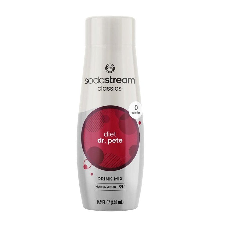 Sodastream Classics 1424223012 Soda Drink Mix, Water, Diet Dr. Pete, 14.9 fl-oz Bottle