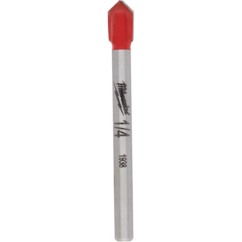 Milwaukee 48-20-8982 Drill Bit, 1/4 in Dia, 2-1/4 in OAL, 5/32 in Dia Shank, Round Shank, Carbide (Pack of 5)