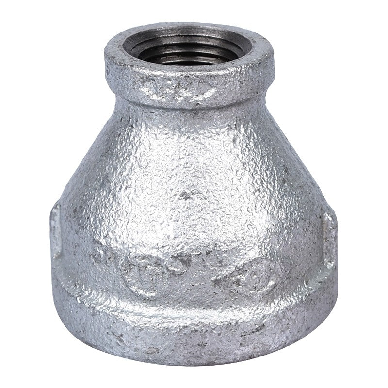 ProSource PPG240-32X15 Reducing Pipe Coupling, 1-1/4 x 1/2 in, Threaded, Malleable Steel, SCH 40 Schedule