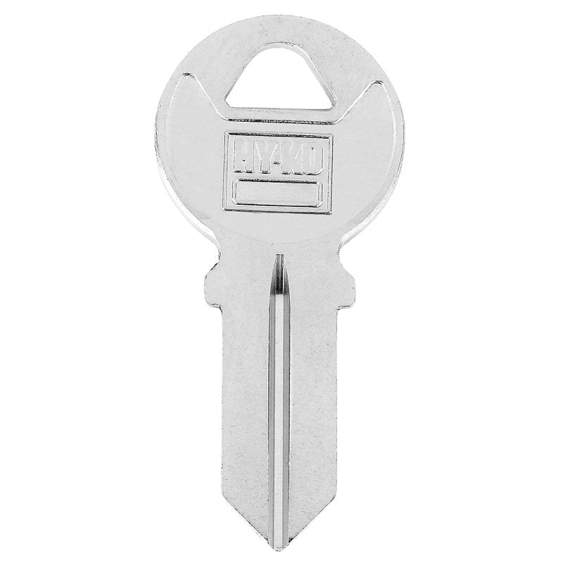 Hy-Ko 11010AM4 Key Blank, Brass, Nickel-Plated, For: American AM4 Locks (Pack of 10)