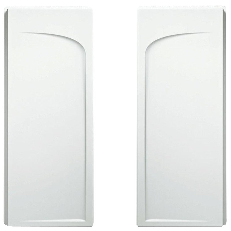 Sterling Ensemble 72175100-0 Shower End Wall Set, 71-1/4 in L, 30 in W, Vikrell, High-Gloss, Alcove Installation, White