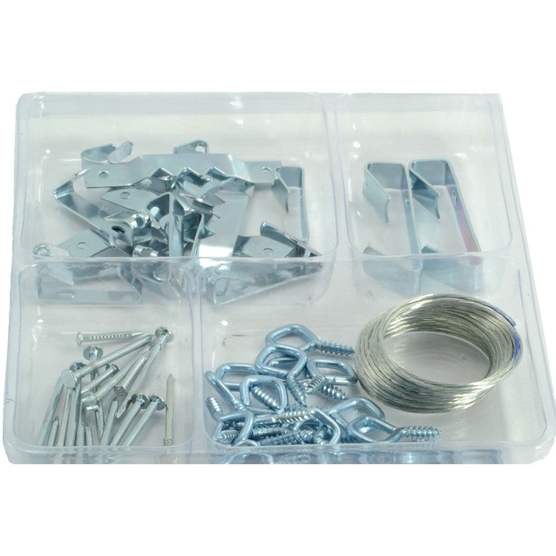 Midwest Fastener 23592 Picture Hanger Kit, Includes: (61) Assorted Picture Hangers