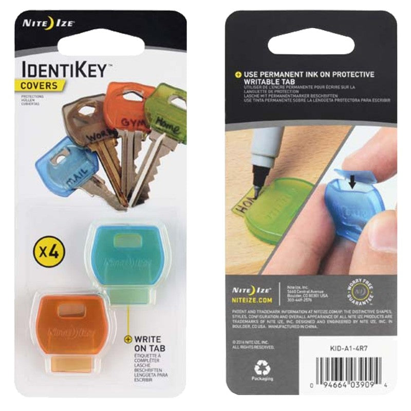 Nite Ize KID-A1-4R7 Key Cover, Rubber/Stainless Steel Case