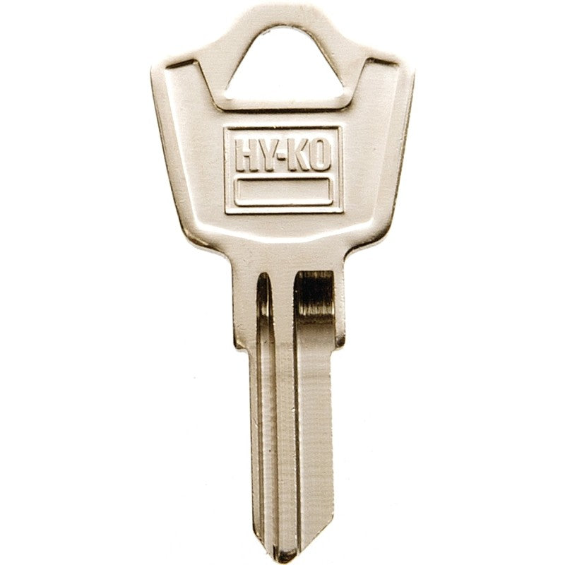 Hy-Ko 11010ES8 Key Blank, Brass, Nickel, For: ESP Vehicle Locks, ES8 Key Number (Pack of 10)