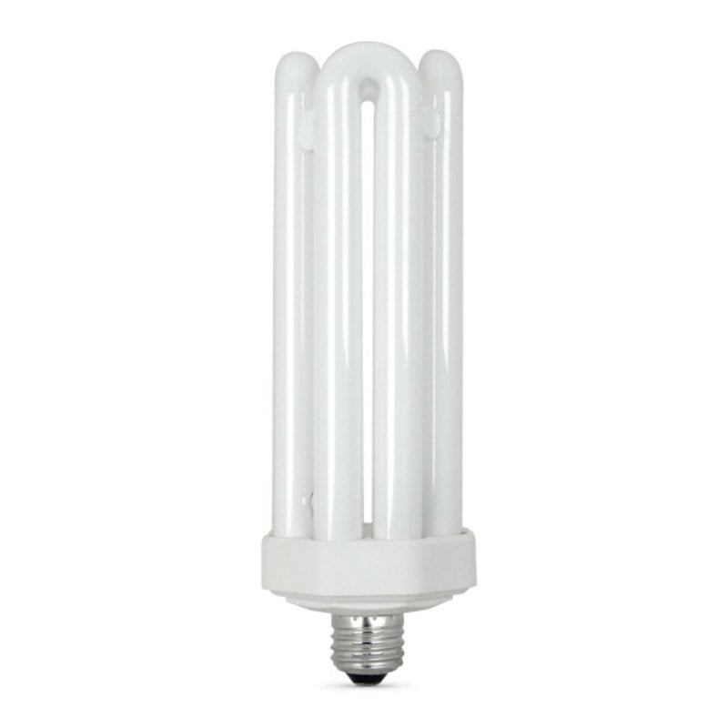 Feit Electric PLF65/65 Compact Fluorescent Bulb, 65 W, Tubular Lamp, Mogul E39 Lamp Base, 4550 Lumens, 6500 K Color Temp