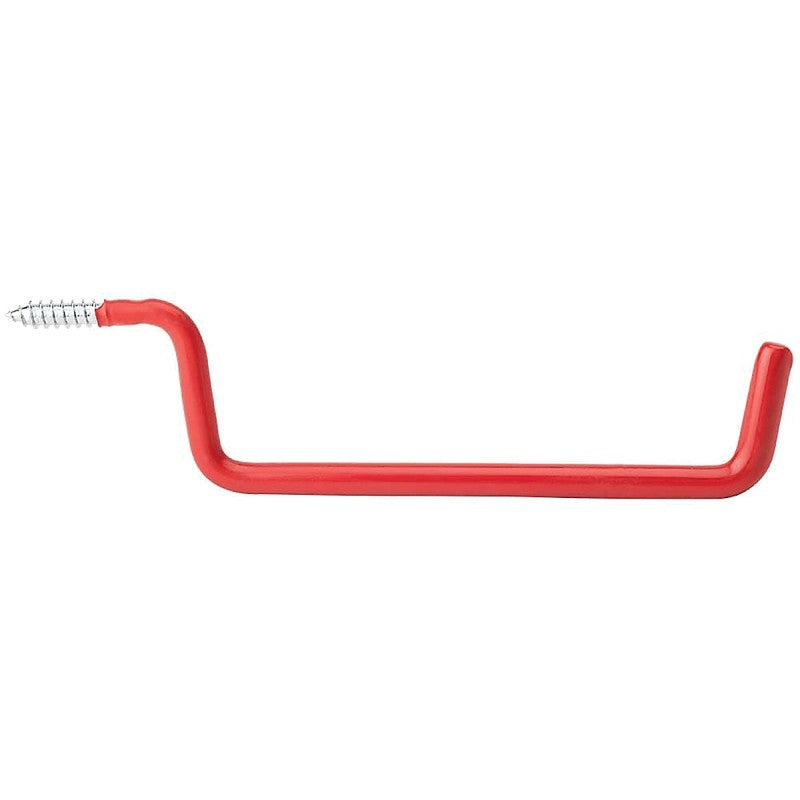 National Hardware 2157BC N271-010 Series Ladder Hook, 4 in Projection, 1-1/2 in H, 6 in L, 15 lb, Steel, Red