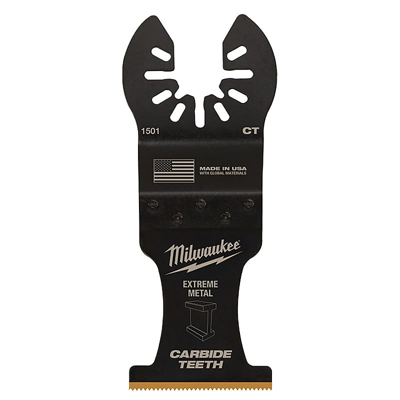 Milwaukee 49-25-1505 Blade, 1-3/8 in, Carbide/HCS/Titanium, 2 in D Cutting, 5/PK