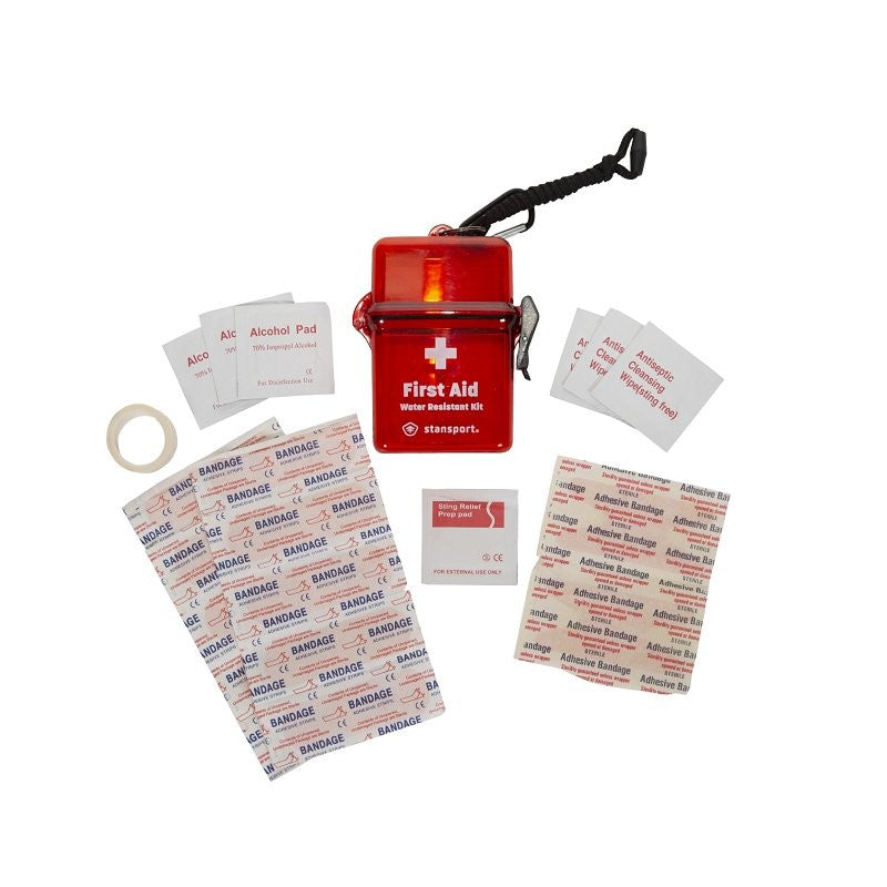 Stansport 639 Emergency First Aid Kit, 29-Piece, Plastic (Pack of 12)
