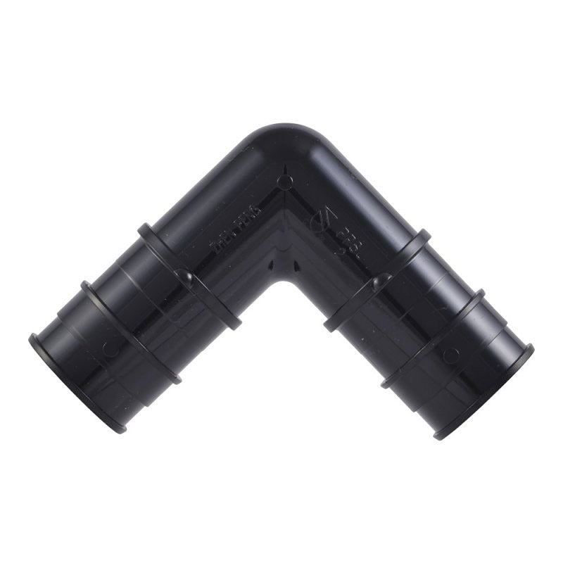 SharkBite UA260A5 Elbow, 1 in, Barb, 90 deg Angle, Acudel Polymer, Black, 150 to 160 psi Pressure