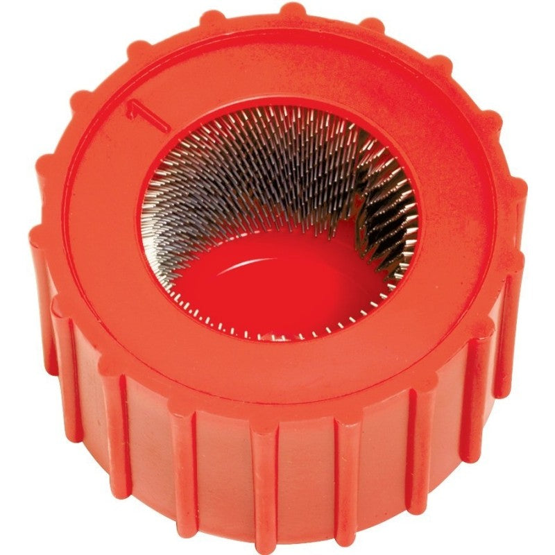 Oatey 31346 Cleaning Brush, For: 3/4 in Copper or Plastic Pipes, Steel Bristle, Polystyrene Handle