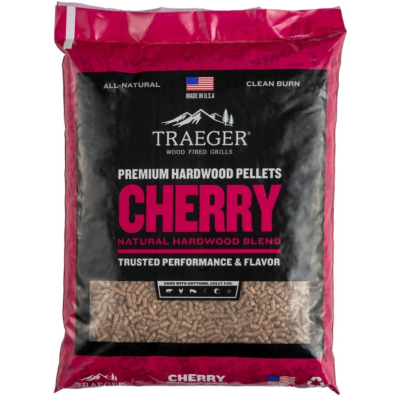 Traeger PEL309 Series Pellet, Cherry, Wood, 20 lb Bag