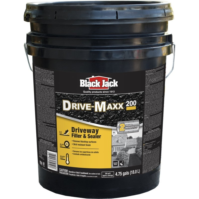 Black Jack 6451-9-30 Driveway Sealer, Liquid, Black, 4.75 gal Container