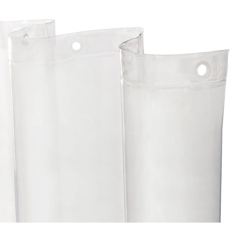Kenney KN61433 Shower Liner, Lightweight, 72 in L, 70 in W, PEVA, Clear