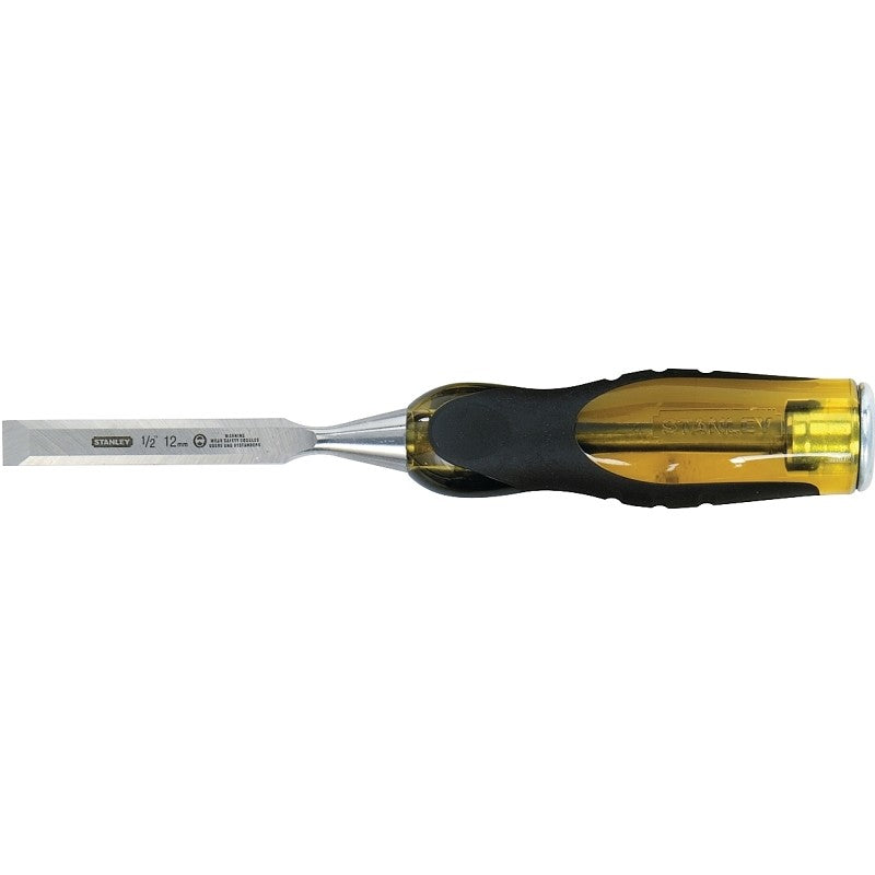 STANLEY 16-975 Chisel, 1/2 in Tip, 9 in OAL, Chrome Carbon Alloy Steel Blade, Ergonomic Handle