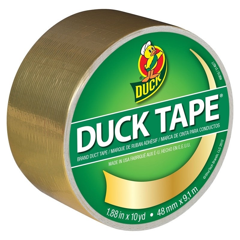 Duck 280748 Duct Tape, Gold, 8 mil Thick, 10 yd L, 1.88 in W