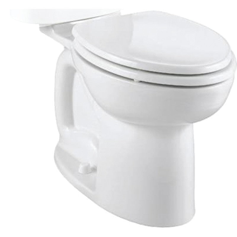 American Standard Cadet 3 3717A001.020 Toilet Bowl, Elongated, 12 in Rough-In, Vitreous China, White, Floor Mounting