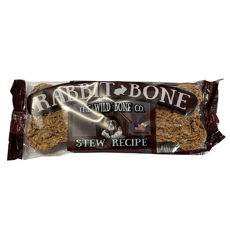 The Wild Bone Co 1812 Stew Dog Biscuit, Jerky, Rabbit, 1 oz (Pack of 24)