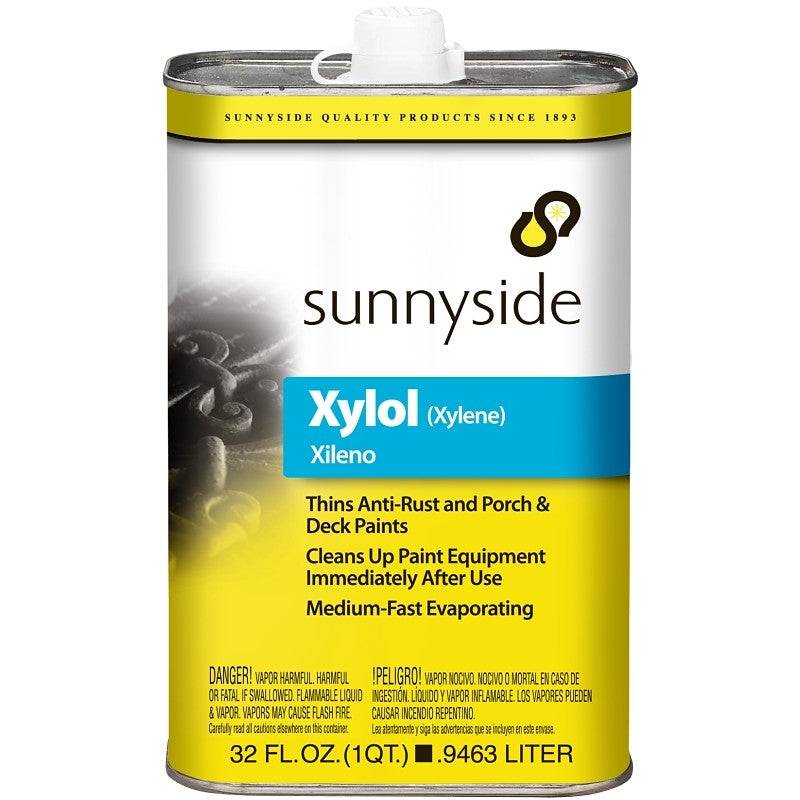 Sunnyside 82232S Paint Thinner, Xylene, Liquid, Transparent, 1 qt (Pack of 6)