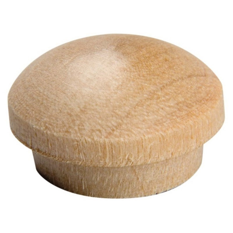 Waddell 8401.00 DP-10 Screw Hole Button, 4 in L, Birchwood