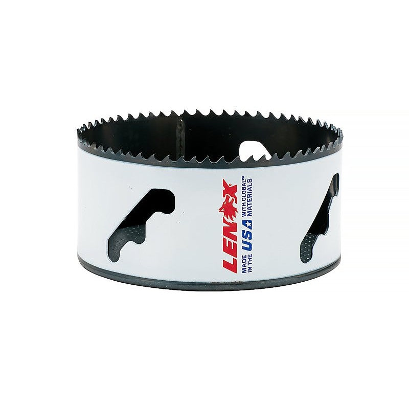 Lenox Speed Slot 3006464L Hole Saw, 4 in Dia, 1-7/8 in D Cutting, 4/5 TPI, Bi-Metal Cutting Edge