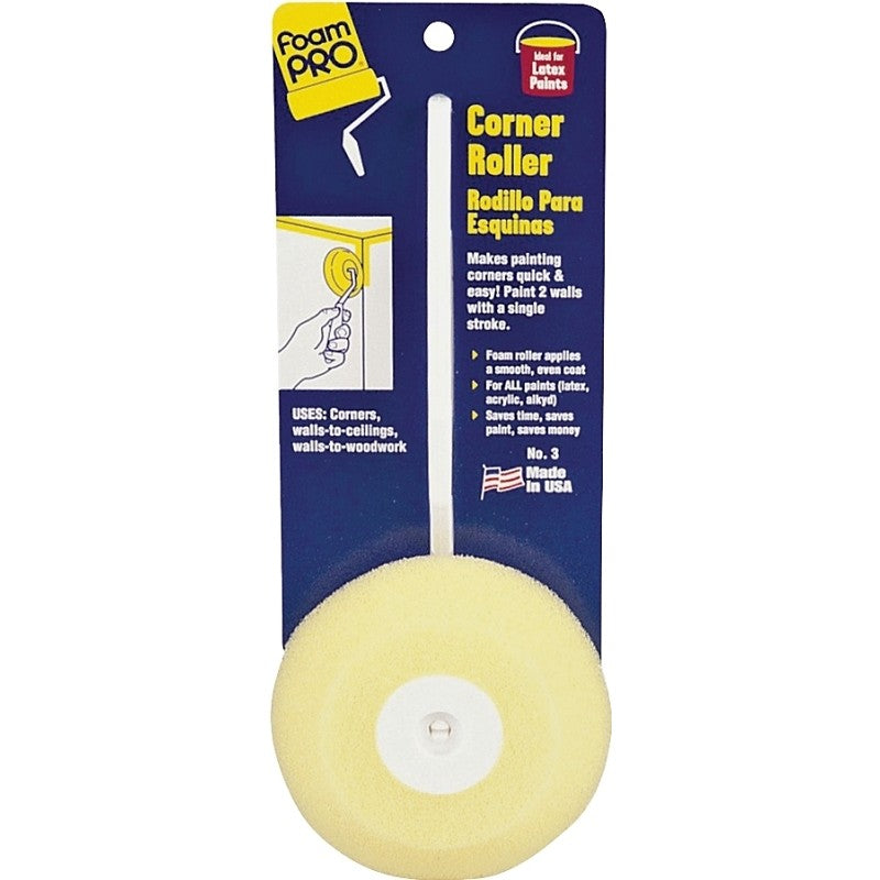 Foampro 3 Corner Roller, Foam Pad