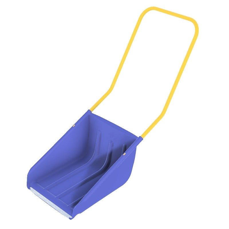 Mount Waldo Plastics SnoScoop 22SSB Scoop Shovel, Steel Blade, Steel Handle, 22 in OAL