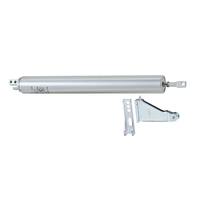 National Hardware V1333 Series N181-602 Door Closer, 5/16 in Dia Rod, 11-1/4 in L, Steel, Aluminum, 90 deg Opening