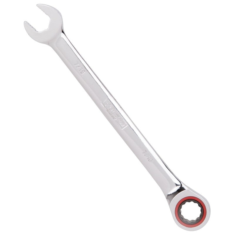 Vulcan PG7/16 Combination Wrench, SAE, 7/16 in Head, Chrome Vanadium Steel, Polished Mirror