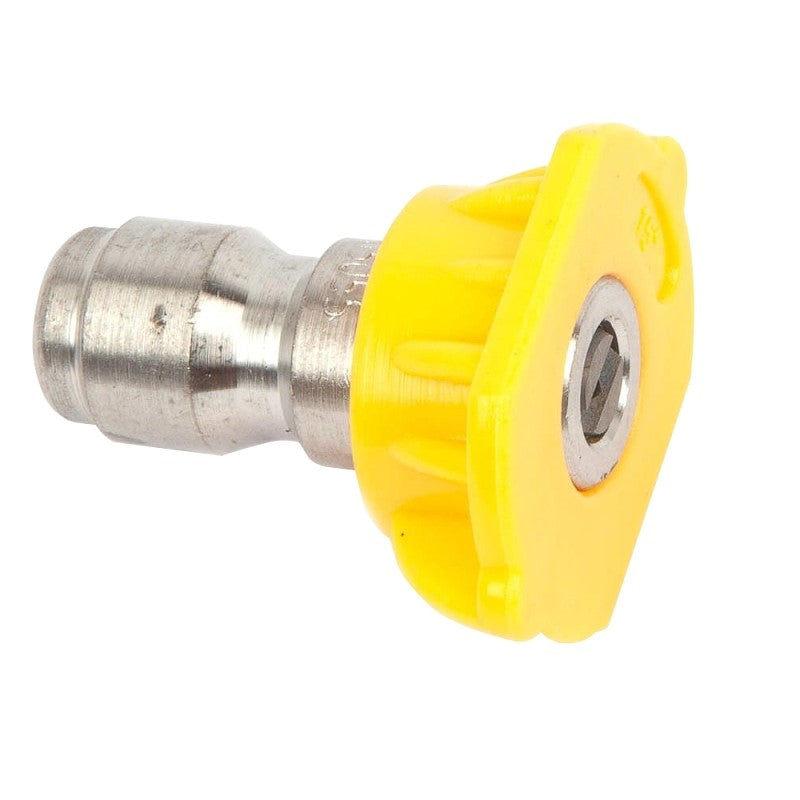 Forney 75154 Chiseling Nozzle, 15 deg Angle, 1/4 in Nozzle, 5.5 mm Orifice, Stainless Steel