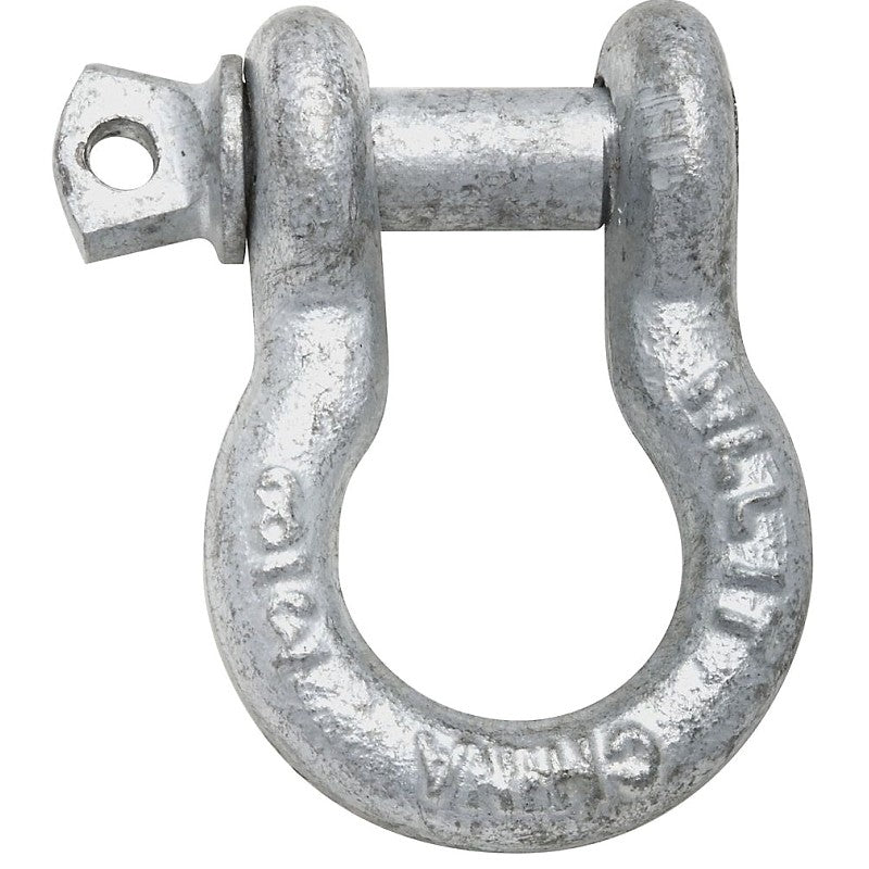 National Hardware 3250BC Series N223-685 Anchor Shackle, 2000 lb Working Load, Galvanized Steel