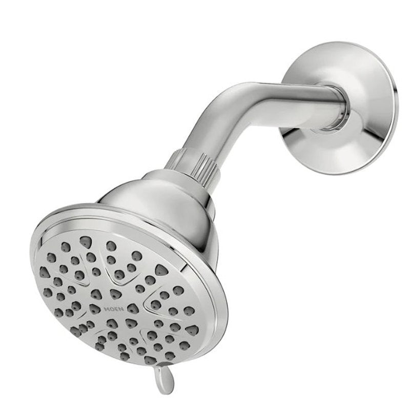Moen Attune Series 218W0 Spray Head, Round, 1.75 gpm, 1/2 in Connection, IPS, 8-Spray Function, Metal, Chrome, 4 in Dia