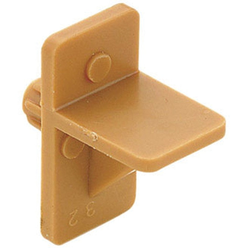 Knape & Vogt 335P PLAS Shelf Support Pin, Specifications: 1/4 in Dia x 7/16 in L Pin, Plastic, Tan