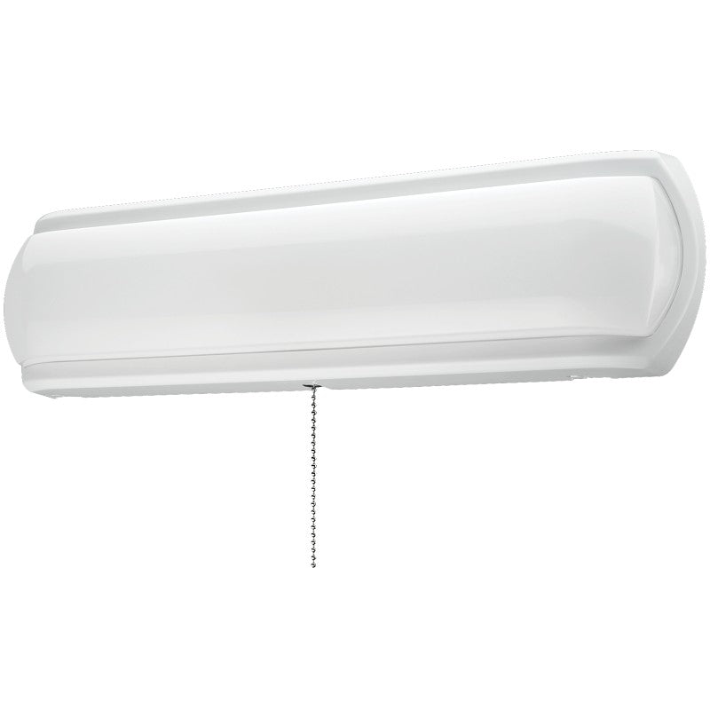 ETI 53603142 Closet Light with Pull Chain, 120 VAC, 16 W, LED Lamp, 1200 Lumens, 4000 K Color Temp, White Fixture