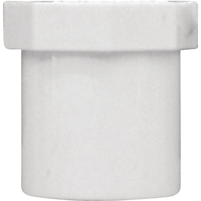 IPEX 435631 Pipe Plug, 1/2 in, Male Spigot, PVC, White, SCH 40 Schedule