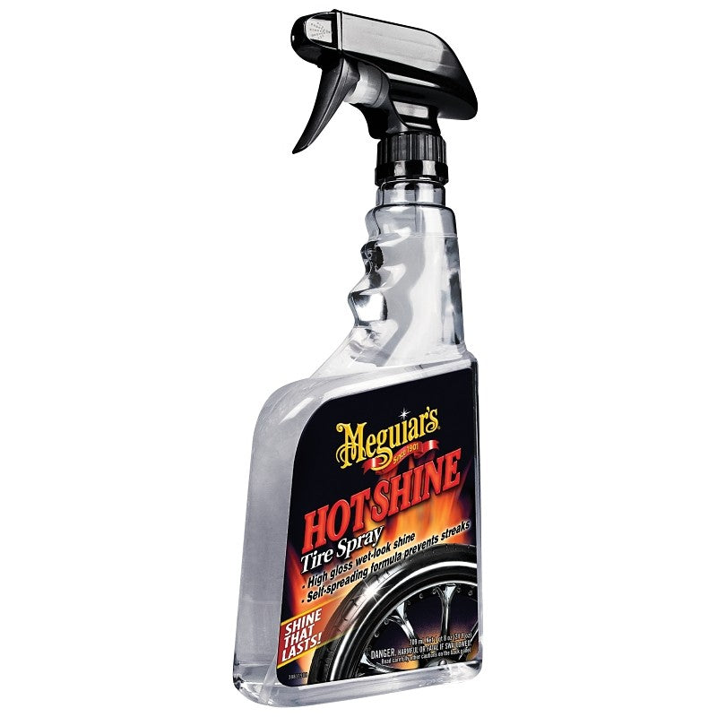 Meguiar's G12024 Tire Spray, 24 oz, Liquid, Slight Chemical