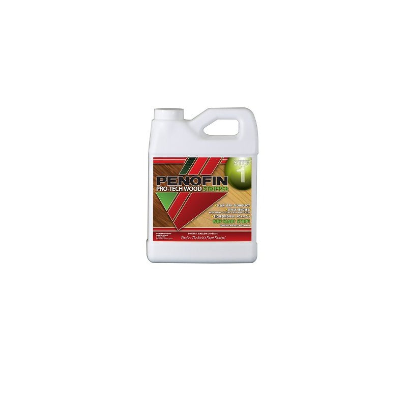Penofin Pro-Tech FTECHGA Wood Stripper, Light Yellow, Liquid, 1 gal (Pack of 4)