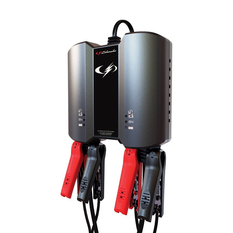 Schumacher SC1409 Battery Charger/Maintainer, 6/12 V Battery, 4 A Charge, Black