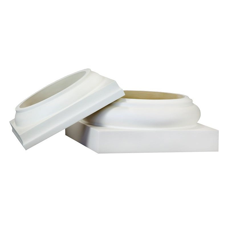 Hb&G PermaCast Plus Series 45141 Cap and Base Set, Polyurethane, For: 10 in Size Column