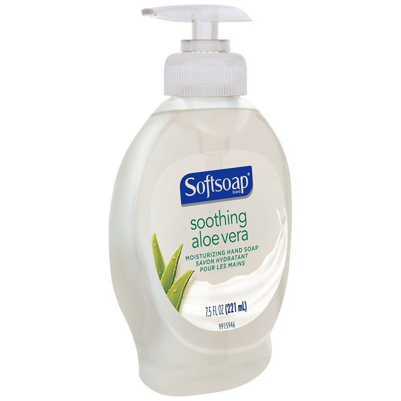 Softsoap 26012 Hand Soap, Liquid, Off-White, Aloe, 7.5 oz Bottle